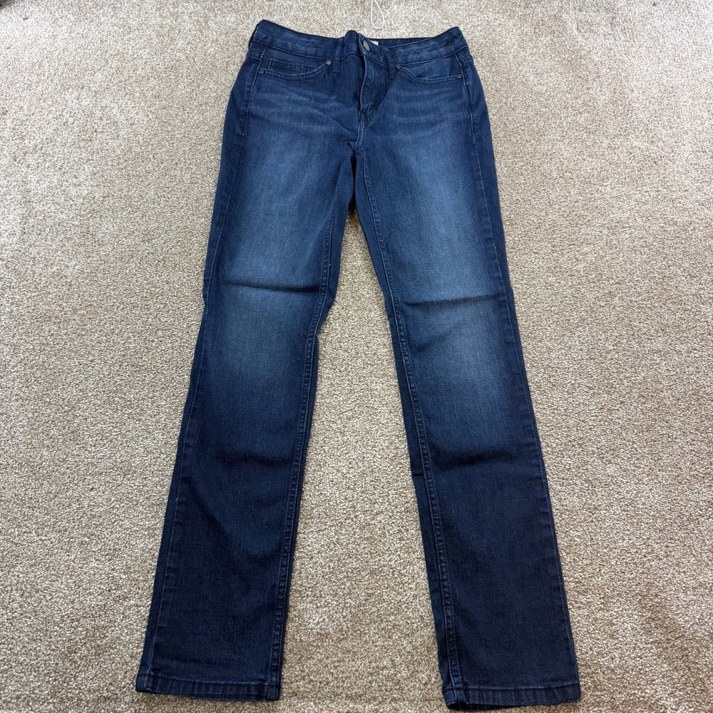 Calvin Klein Jeans Womens 6x30 Ultimate Skinny Jeans Blue Mid Rise Stretch Denim